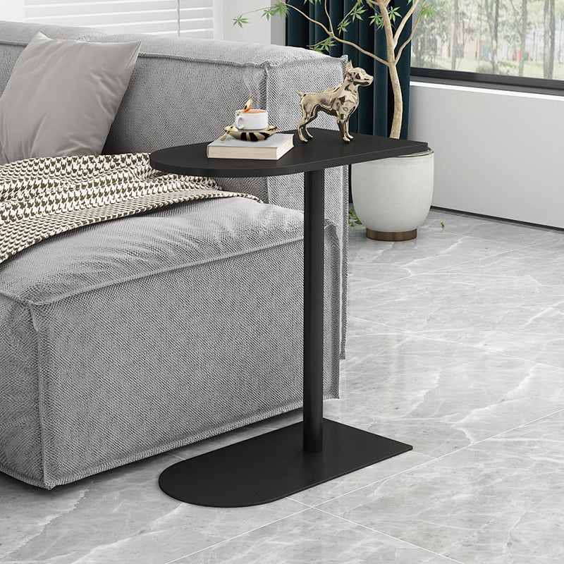 Modern Pedestal End Side Table Mental Sofa Side End Table for Living Room