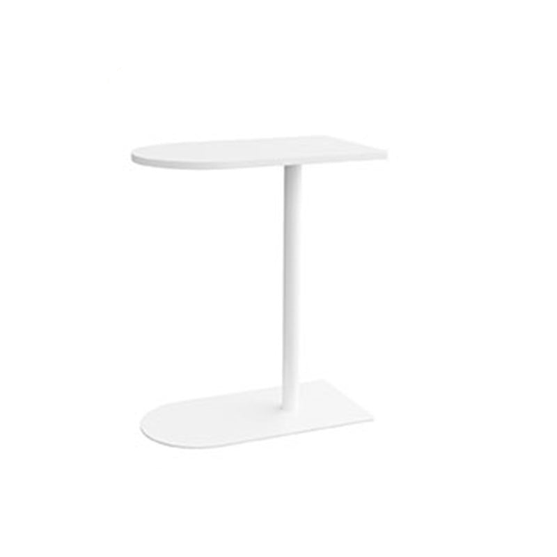 Modern Pedestal End Side Table Mental Sofa Side End Table for Living Room