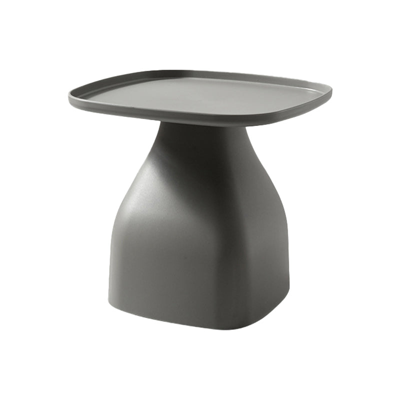 1 Single Modern Plastic Round Coffee Table Pedestal Cocktail Table
