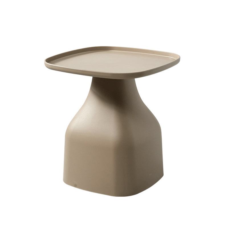 1 Single Modern Plastic Round Coffee Table Pedestal Cocktail Table