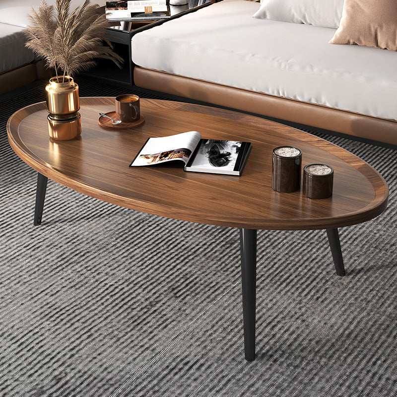 Modern Tray Top Coffee Table Wooden 3 Legs Cocktail Table for Home