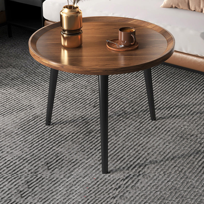 Modern Tray Top Coffee Table Wooden 3 Legs Cocktail Table for Home