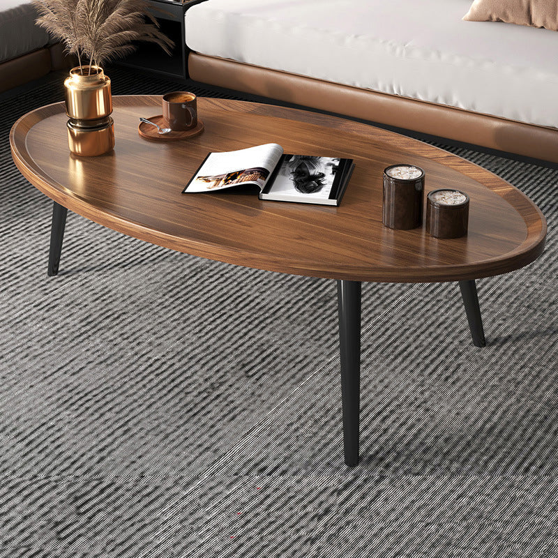 Modern Tray Top Coffee Table Wooden 3 Legs Cocktail Table for Home