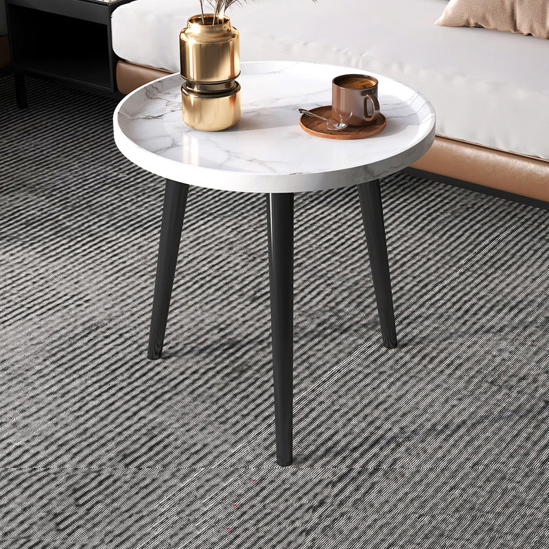 Modern Tray Top Coffee Table Wooden 3 Legs Cocktail Table for Home