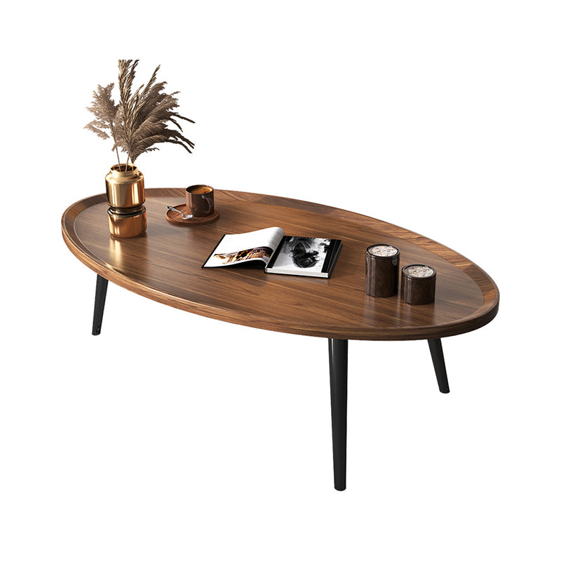 Modern Tray Top Coffee Table Wooden 3 Legs Cocktail Table for Home