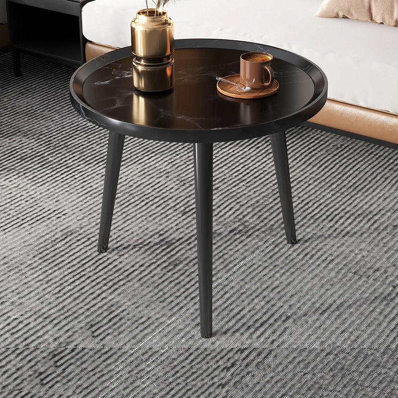 Modern Tray Top Coffee Table Wooden 3 Legs Cocktail Table for Home