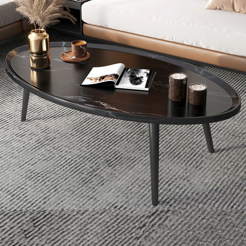 Modern Tray Top Coffee Table Wooden 3 Legs Cocktail Table for Home