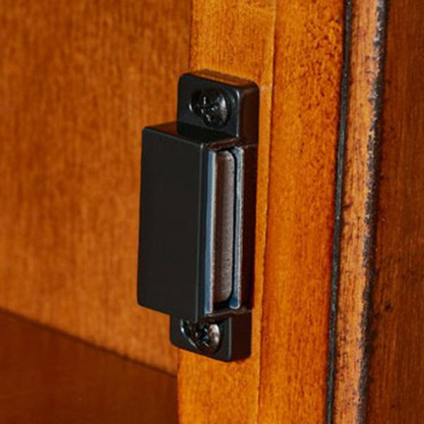 Wooden Closed Back Standard Bookcase Contemporary Style Bookshelf for Home Office