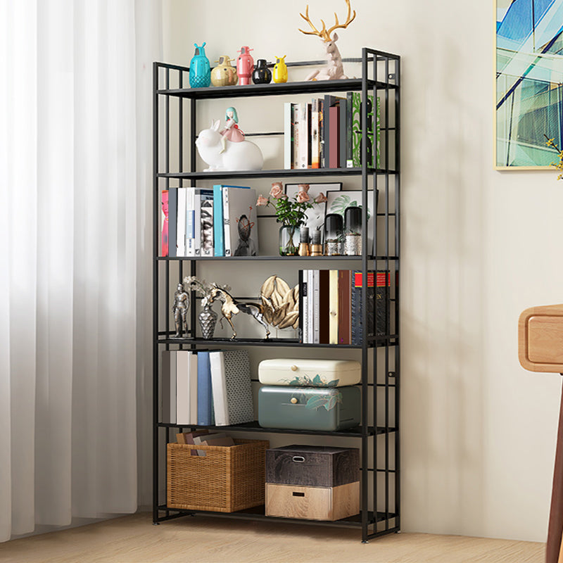 9.84"W Bookshelf Contemporary Style Open Back Bookcase for Home Office