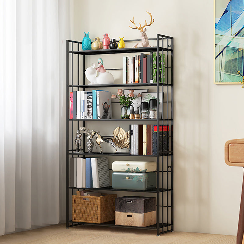 9.84"W Bookshelf Contemporary Style Open Back Bookcase for Home Office