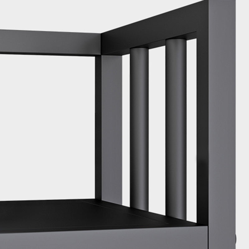 9.84"W Bookshelf Contemporary Style Open Back Bookcase for Home Office