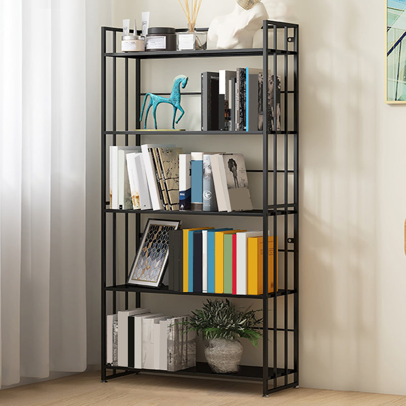 9.84"W Bookshelf Contemporary Style Open Back Bookcase for Home Office
