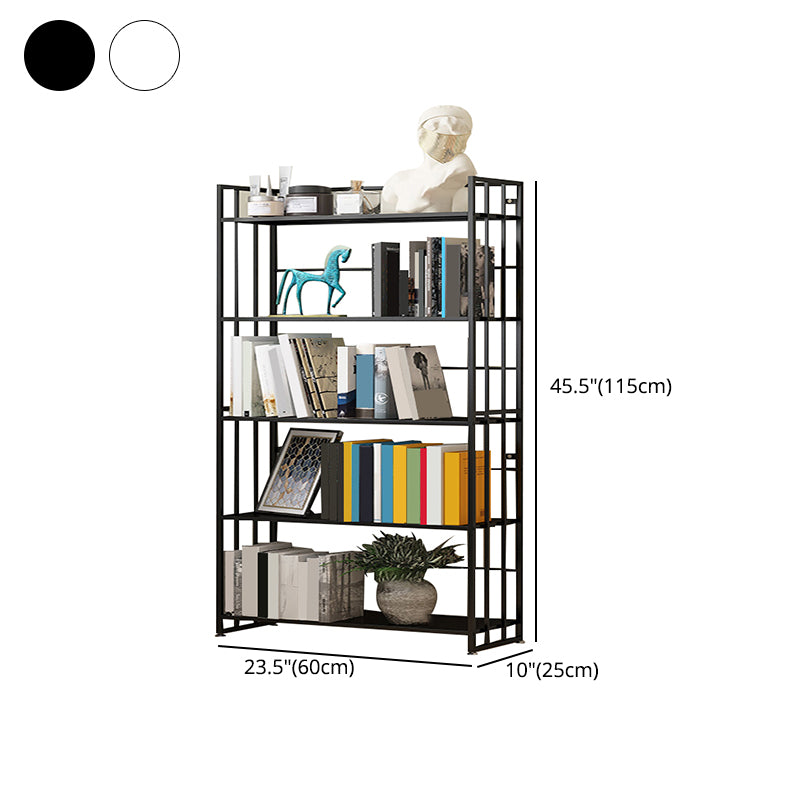 9.84"W Bookshelf Contemporary Style Open Back Bookcase for Home Office