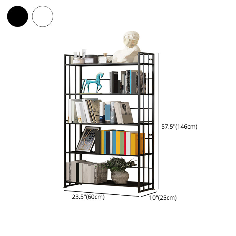 9.84"W Bookshelf Contemporary Style Open Back Bookcase for Home Office