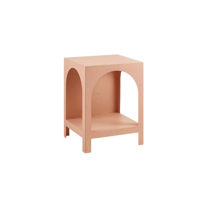 Modern Style Bookcase 13.78" Wide Metal Closed Back Bookshelf for Home