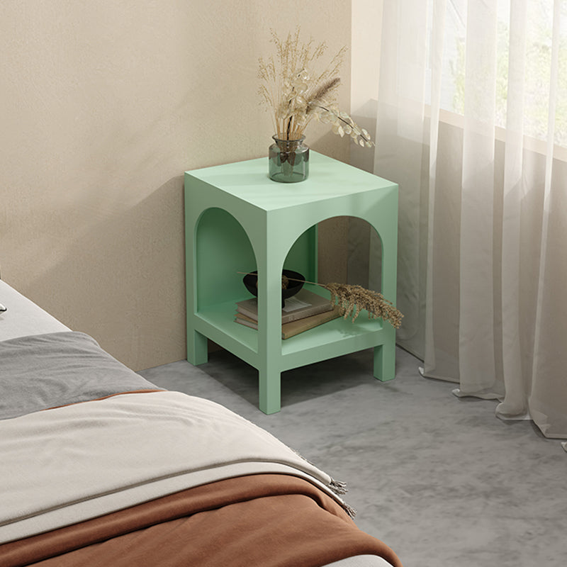 Modern Style Bookcase 13.78" Wide Metal Closed Back Bookshelf for Home