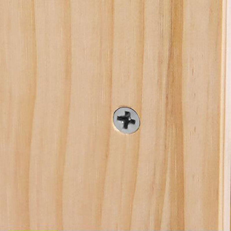 Pine Wood Wall Unit Bookshelf Scandinavian Vertical Bookcase for Home