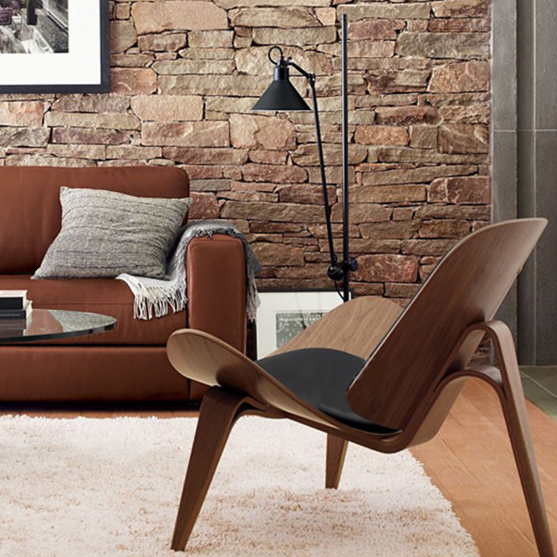 35.82" L x 32.28" W x 29.33" H Armless Side Chair Solid Wood Frame Accent Chair