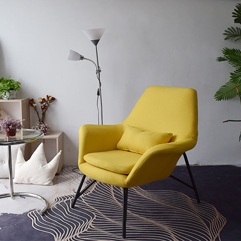 25.59" L x 31.49" W x 34.64" H Faux Leather Armchair for Living Room