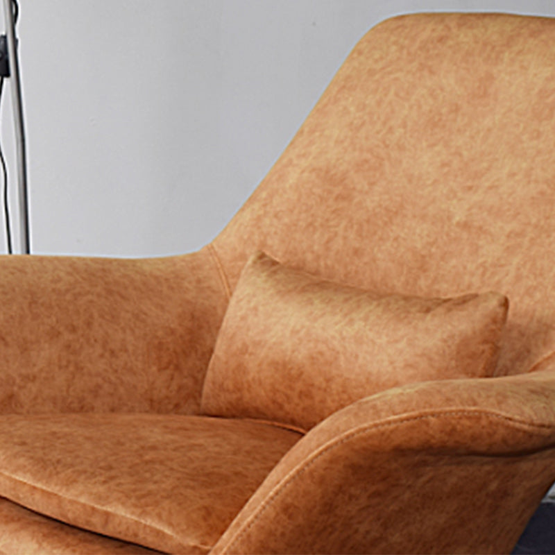 25.59" L x 31.49" W x 34.64" H Faux Leather Armchair for Living Room