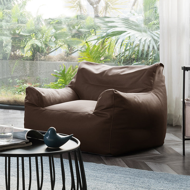 Pillow Top Arms Accent Armchair with Sewn Pillow Back for Living Room, Bedroom