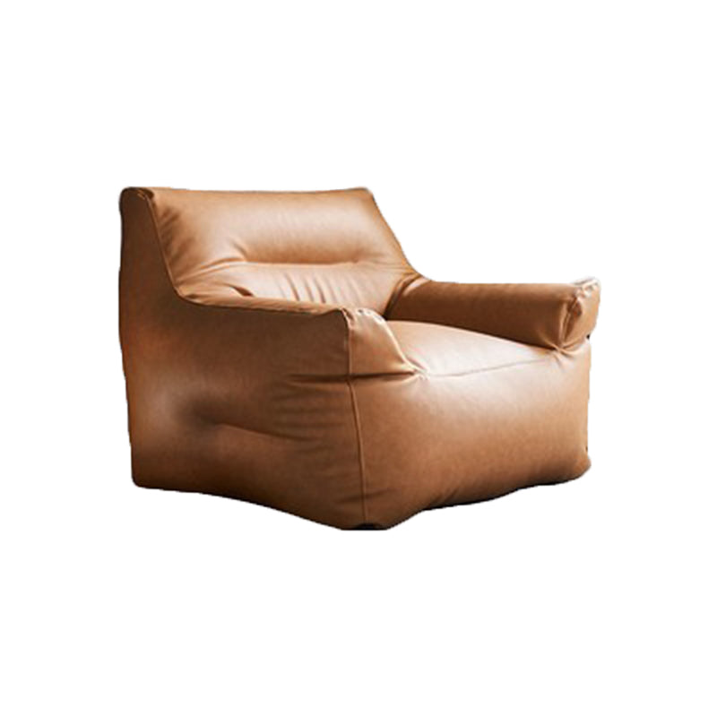 Pillow Top Arms Accent Armchair with Sewn Pillow Back for Living Room, Bedroom