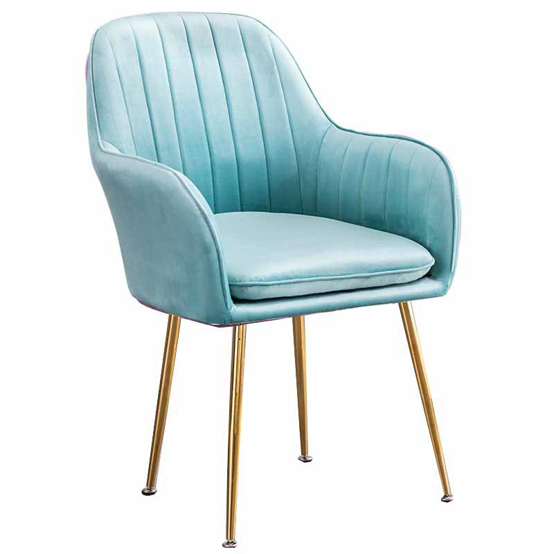23.6"Wide Solid Color Armchair with Basic Four Legs for Bedroom