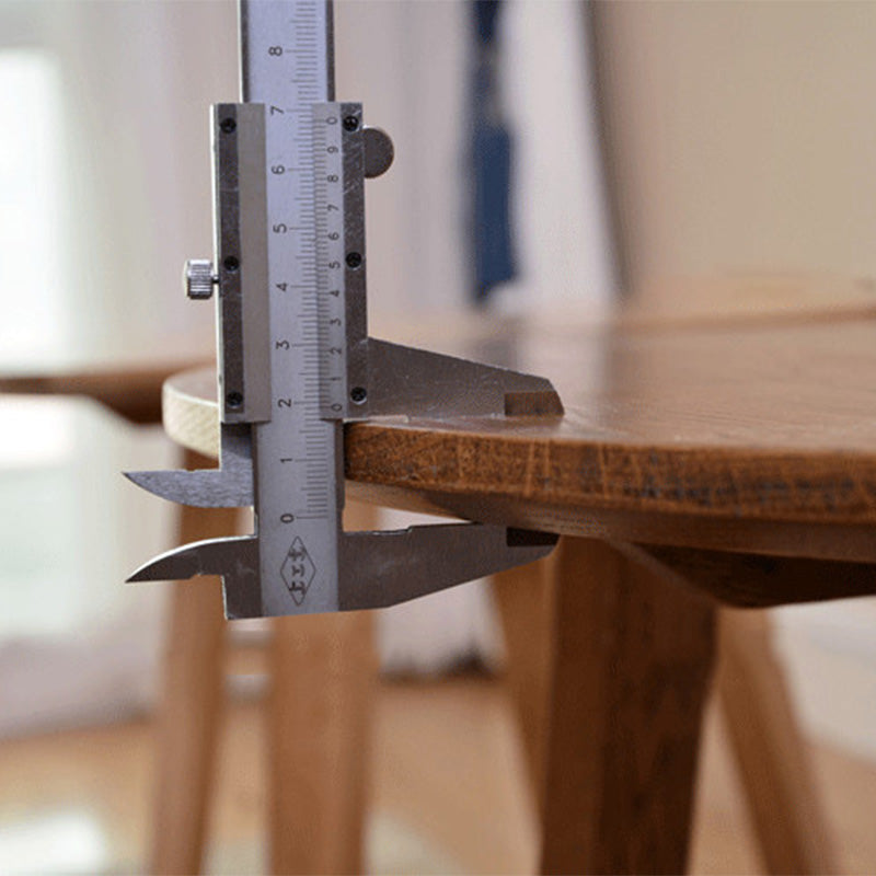 Living Room Solid Wood Abstract End Table Modern Round Top Sofa Side End Table