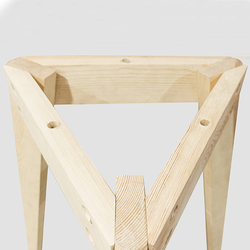 Modern Style Wooden Base Top Round Coffee Table for Apartment