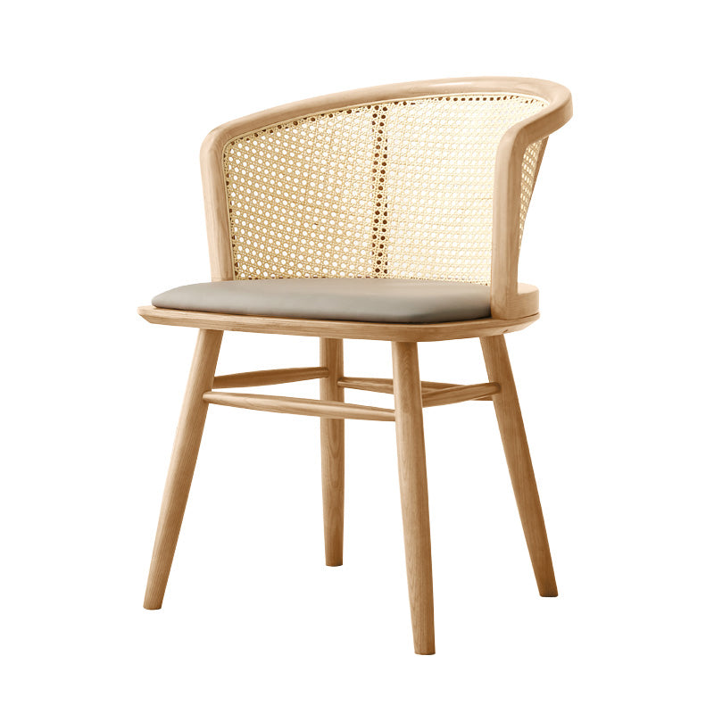 Linen Chair Solid Wood Frame Arms Included Chair for Living Room