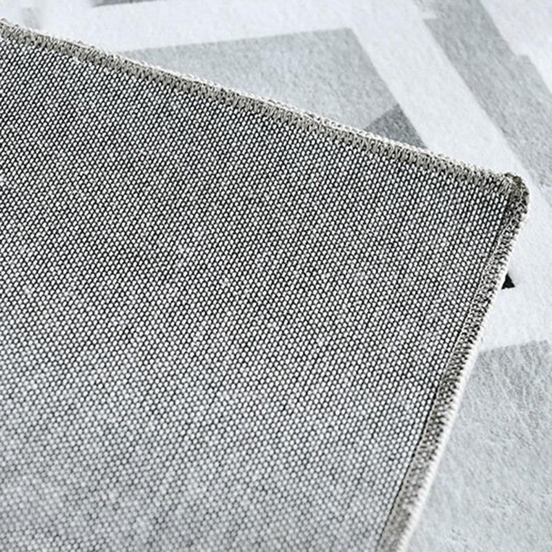 Geometry Patterns Rug Modern Style Rectangle Stain Resistant Rug for Home Decor