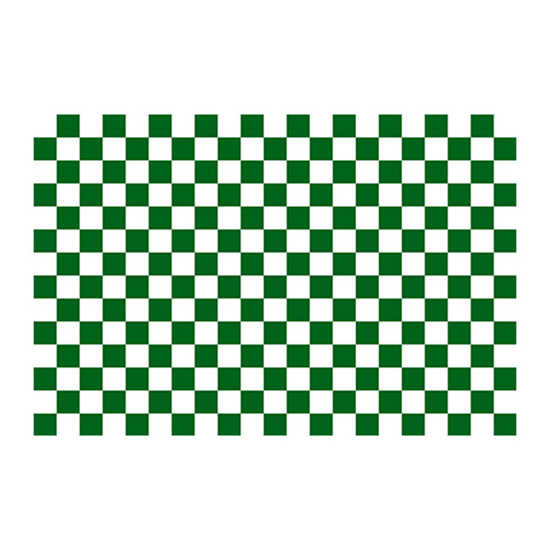 Colorful Lattice Pattern Rug Living Room Carpet Polyester Washable Area Rug