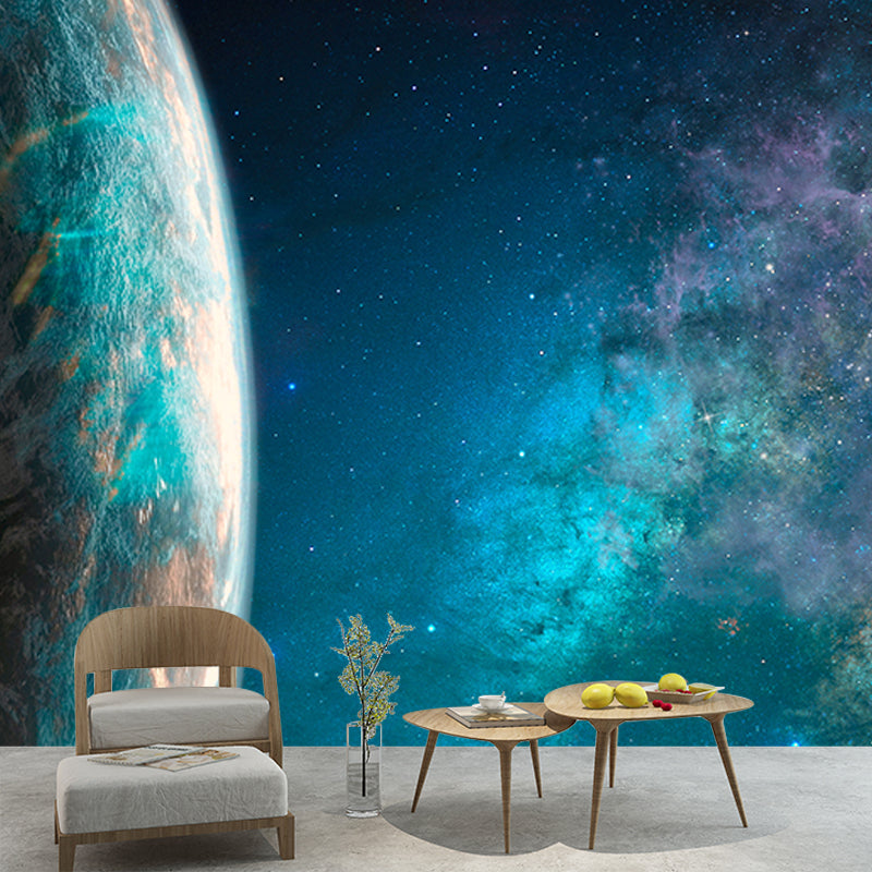 Environmental Wall Mural Wallpaper Universe Living Room Wall Mural
