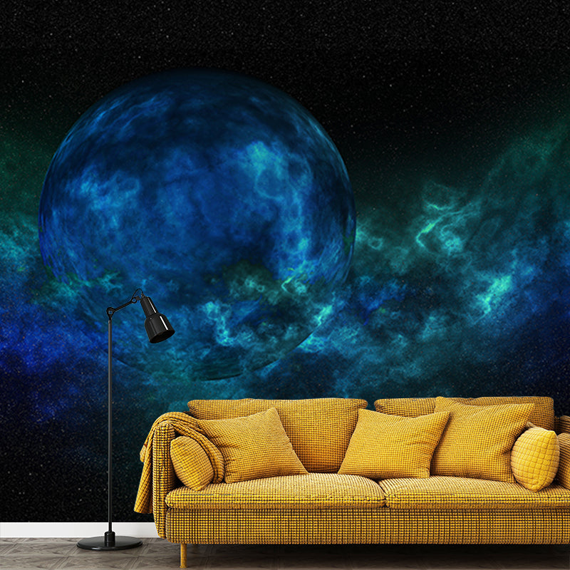 Environment Friendly Resistant Mural Wallpaper Universe Living Room Wall Mural