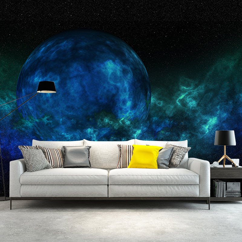 Environment Friendly Resistant Mural Wallpaper Universe Living Room Wall Mural