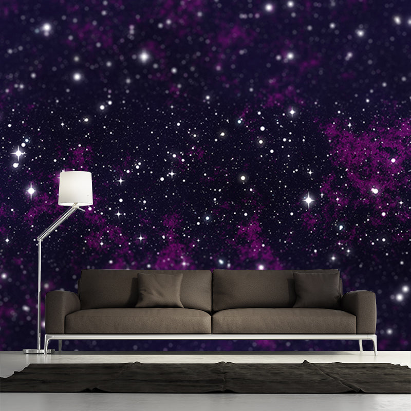 Environment Friendly Resistant Mural Wallpaper Universe Living Room Wall Mural