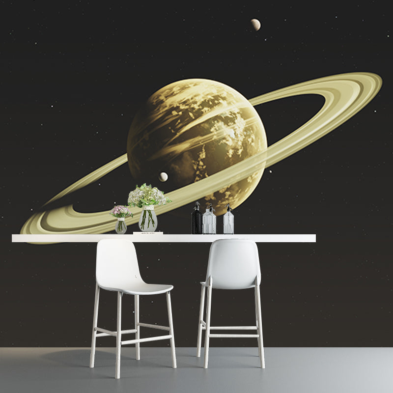 Universe Photography Stain Resistant Wall Mural Wallpaper Sitting Room Wall Mural