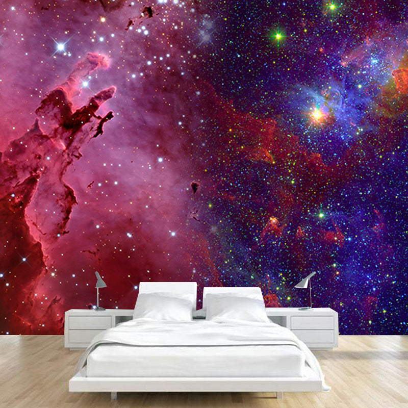 Photography Wall Mural Wallpaper Nebula Sitting Room Wall Mural