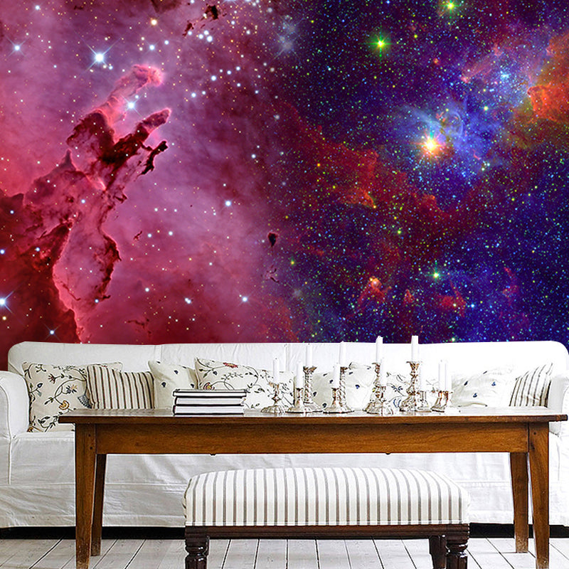Photography Wall Mural Wallpaper Nebula Sitting Room Wall Mural