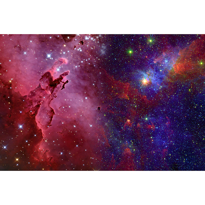 Photography Wall Mural Wallpaper Nebula Sitting Room Wall Mural