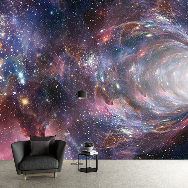 Modern Style Wall Mural Wallpaper Universe Living Room Wall Mural