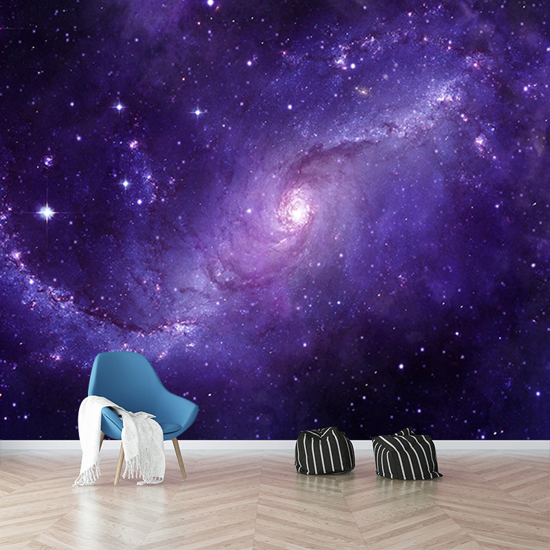 Modern Style Wall Mural Wallpaper Universe Living Room Wall Mural