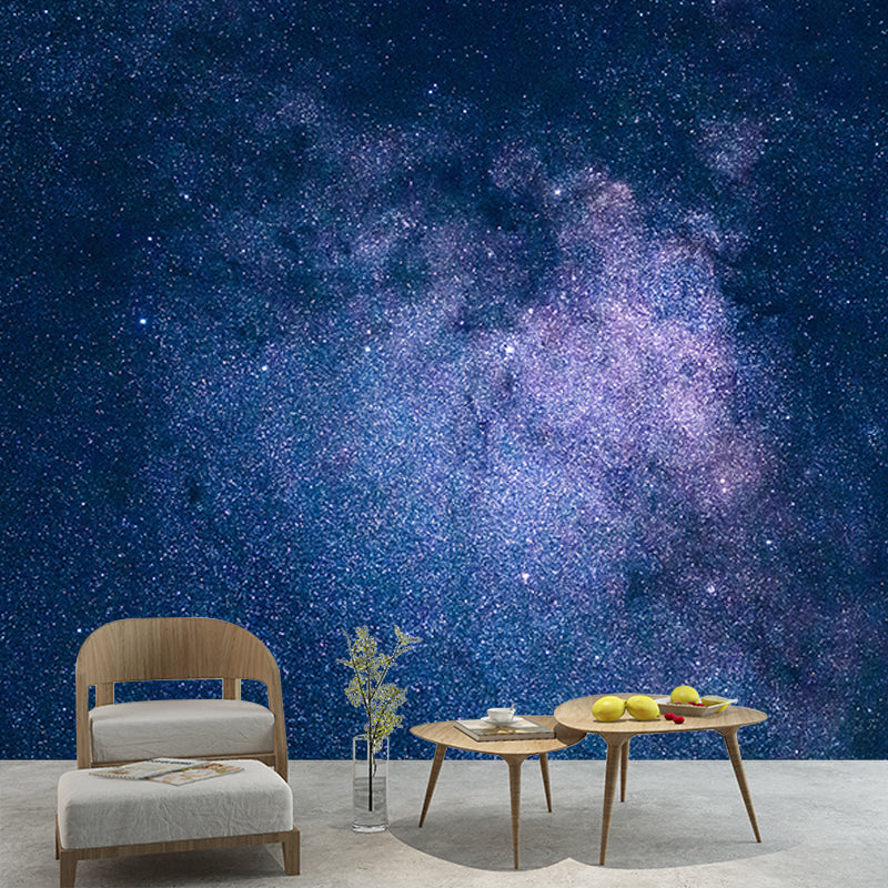 Universe Environment Friendly Resistant Mural Wallpaper Sleeping Room Wall Mural