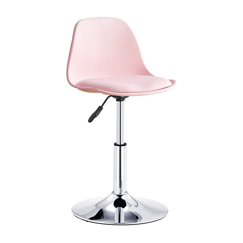 Contemporary Style Bar Stool Liftable Counter Bar Stool with Metal Legs