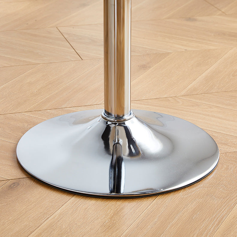 Contemporary Liftable Bar-stool Plastic Counter Bar Stool with Metal Legs
