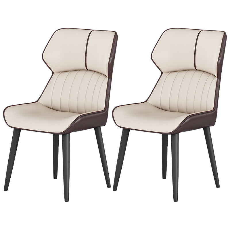Modern 1/2/5/7 Pieces Dining Set Sintered Stone Dining Table with Leather Chairs