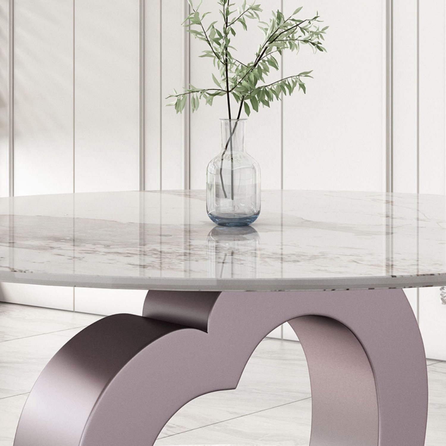 1/2/5/7 Pcs Dining Table Set with Sintered Stone Top Dining Table Set with Chair