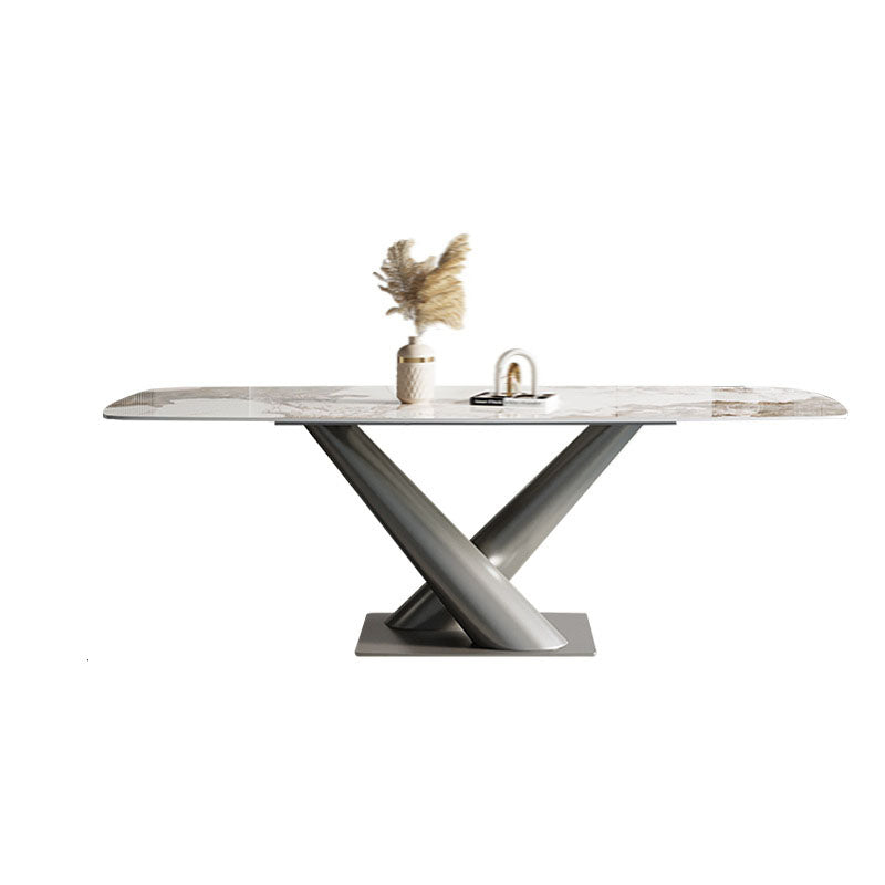 Contemporary 1/4/5/7 Pieces Dining Set Sintered Stone Dining Room Set