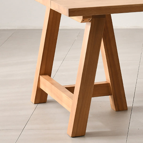 Modern 1/2/4/5 Pieces Dining Bench Set Rectangle Pine Wood Dining Table for Kitchen