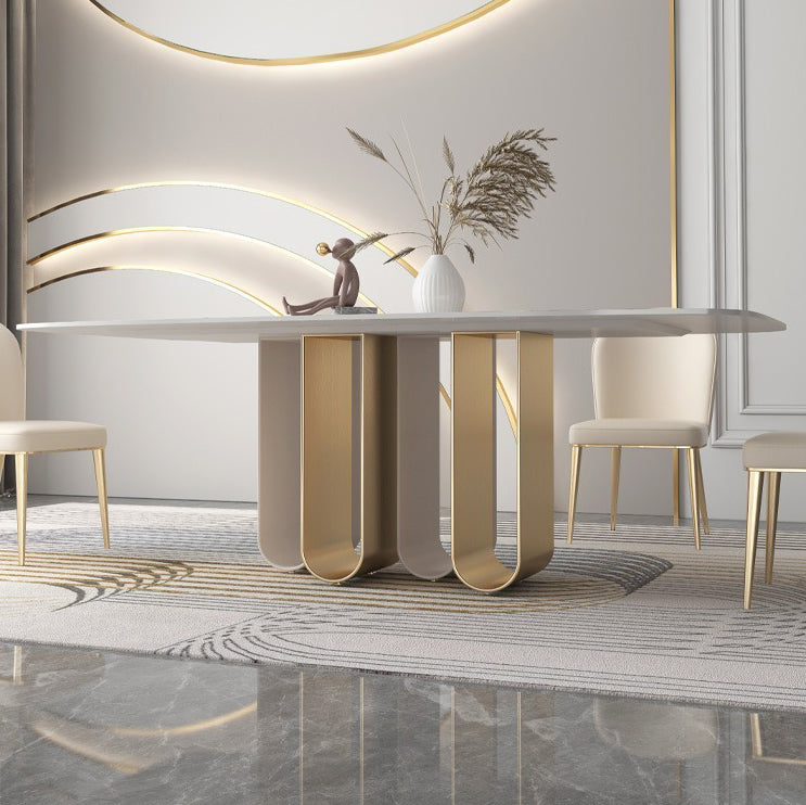 Designer Style 1/2/4/5/6/9 Pieces Dining Set Sintered Stone Dining Table Set